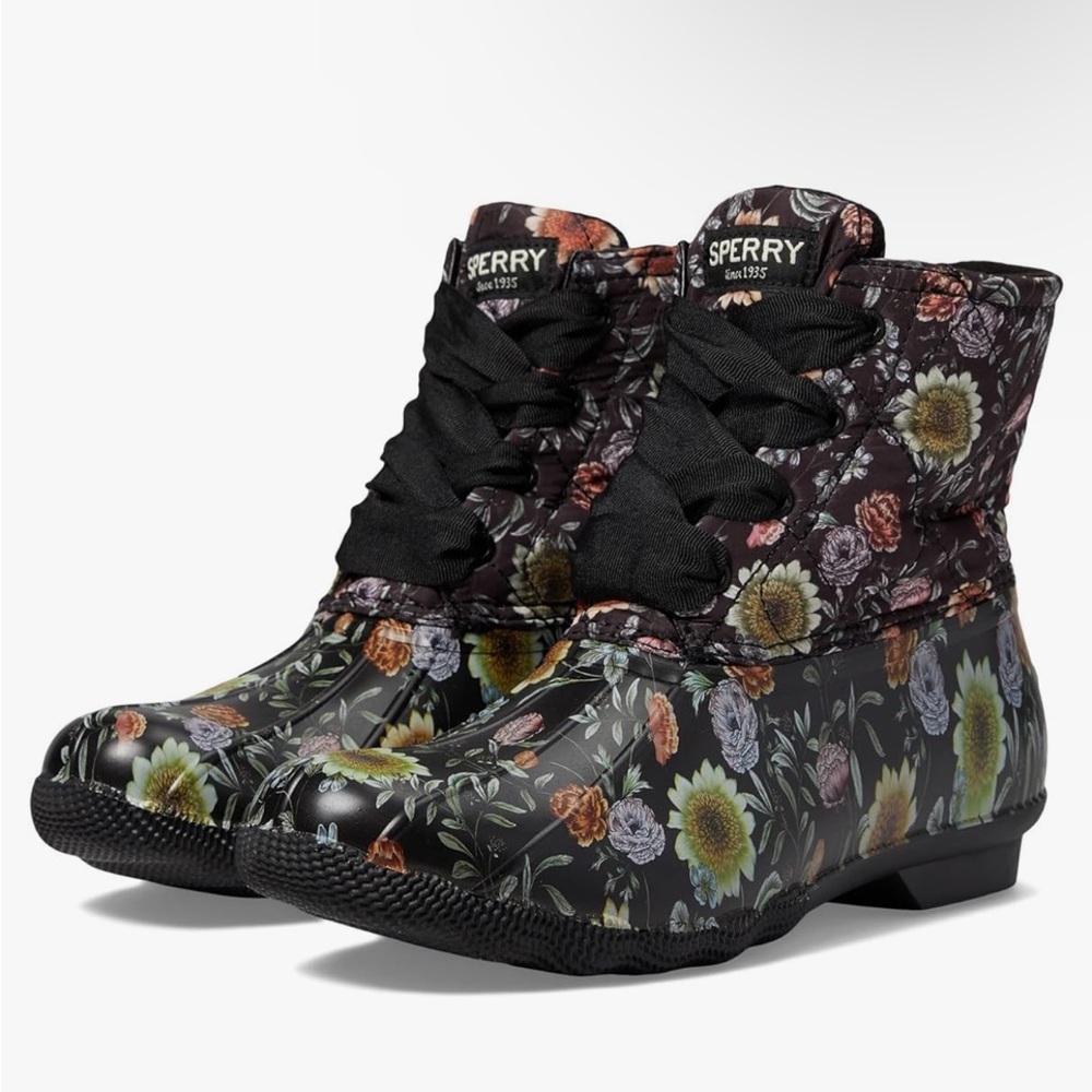 Floral Sperry Boots